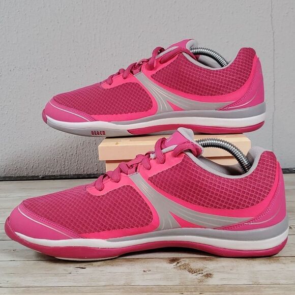 Bloch Women's Element‎ Athletic Shoe  Size 11.5  11½ Pink Grey - Picture 3 of 12